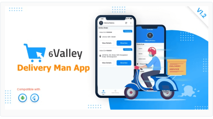 6Valley eCommerce - Delivery Man Mobile App