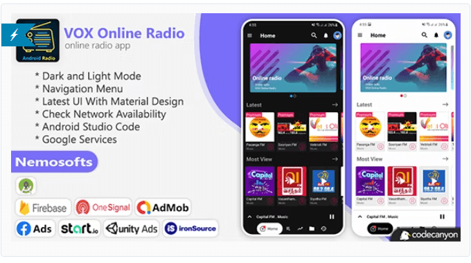 VOX Android Online Radio - Codecanyon Free Download