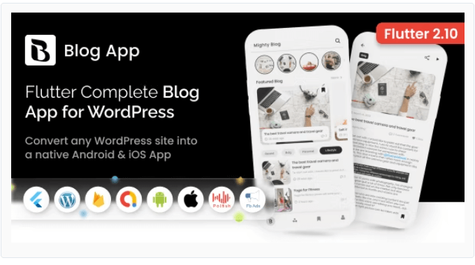 MightyBlogger - Flutter multi-purpose blogger app with wordpress