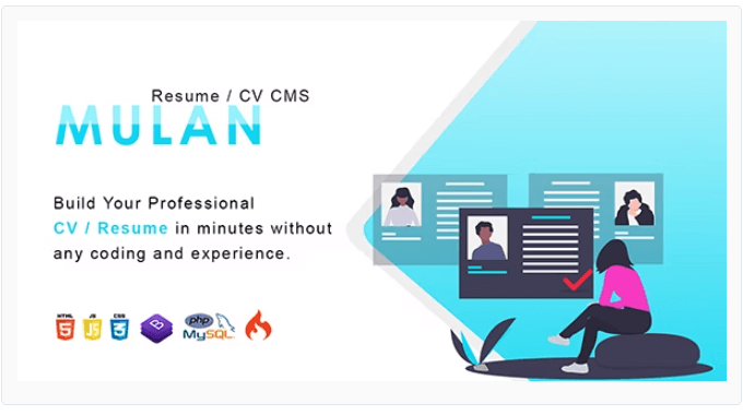Mulan - Resume / CV CMS - Codecanyon Free Download