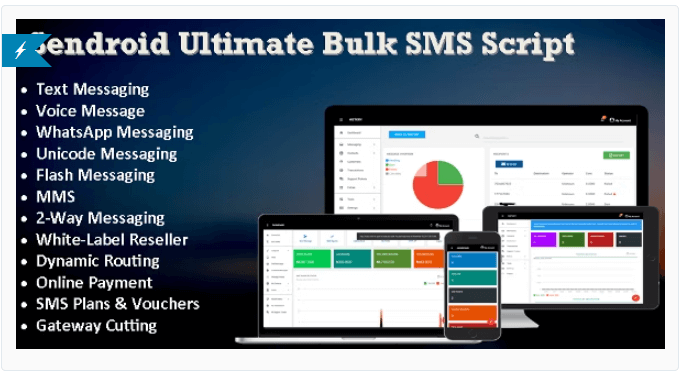 Sendroid - Ultimate Bulk SMS, WhatsApp and Voice Messaging Script