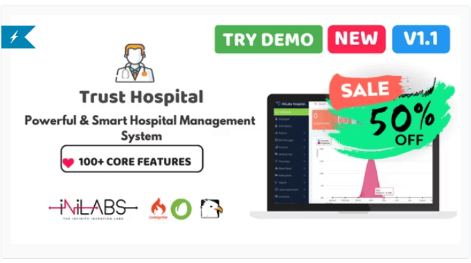 Trust Hospital Management ERP - Codecanyon Free Download