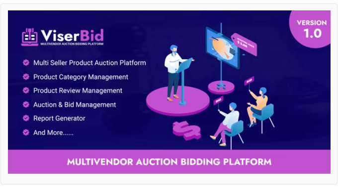 ViserBid - Multivendor Auction Bidding Platform