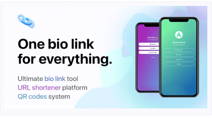 66biolinks - Bio Links, URL Shortener & QR Codes Generator (SAAS)