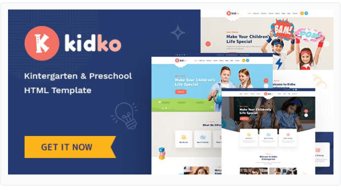 Kidko - Kindergarten & Baby Care HTML Template