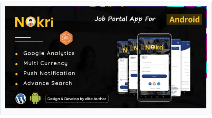 Nokri - Job Board Native Android App