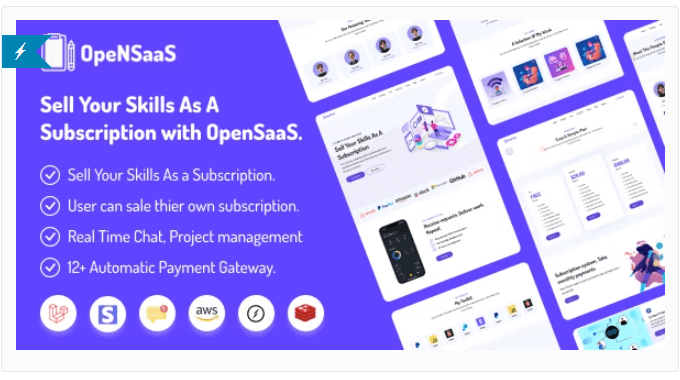 OpenSaaS - Sell Your Skills As A Subscription (SAAS)