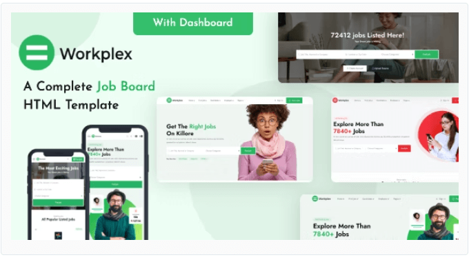 Workplex - Job Board HTML Template