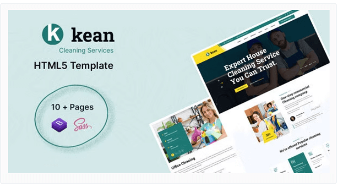 Kean - Cleaning Services HTML5 Template