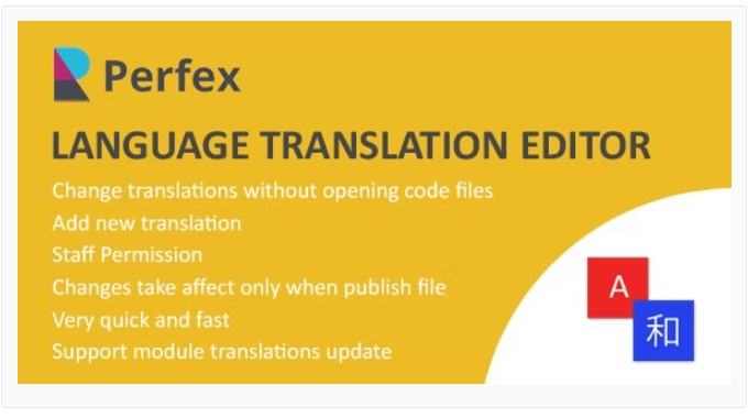 Language Translations for Perfex CRM