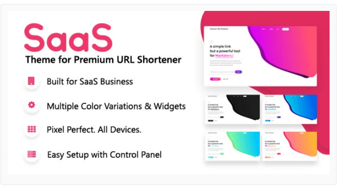 SaaS Theme for Premium URL Shortener - Codecanyon