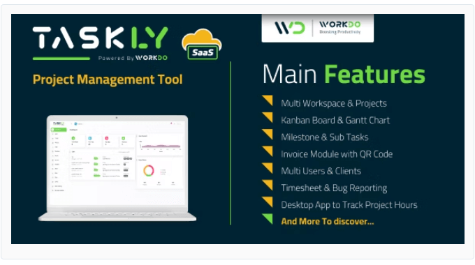 TASKLY SaaS - Project Management Tool